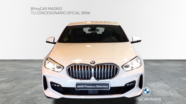 BMW Serie 1 118d color Blanco. Año 2021. 110KW(150CV). Diésel. En concesionario BYmyCAR Madrid - Alcalá de Madrid