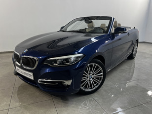Fotos de BMW Serie 2 218d Cabrio color Azul. Año 2020. 110KW(150CV). Diésel. En concesionario Movitransa Cars Cádiz de Huelva