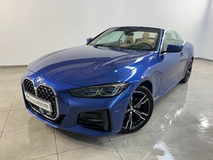 Fotos de BMW Serie 4 420i Cabrio color Azul. Año 2021. 135KW(184CV). Gasolina. En concesionario Movitransa Cars Huelva de Huelva