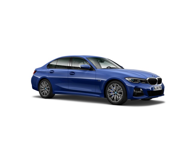 BMW Serie 3 330e color Azul. Año 2022. 215KW(292CV). Híbrido Electro/Gasolina. En concesionario Movilnorte Las Rozas de Madrid