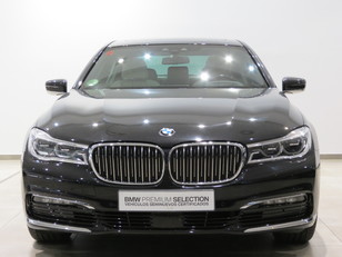 Fotos de BMW Serie 7 730d color Negro. Año 2015. 195KW(265CV). Diésel. En concesionario GANDIA Automoviles Fersan, S.A. de Valencia