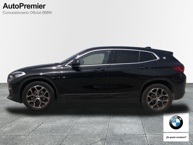 BMW X2 sDrive18i color Negro. Año 2021. 103KW(140CV). Gasolina. En concesionario Auto Premier, S.A. - MADRID de Madrid