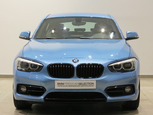 Fotos de BMW Serie 1 118d color Azul. Año 2018. 110KW(150CV). Diésel. En concesionario GANDIA Automoviles Fersan, S.A. de Valencia