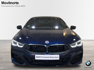 Fotos de BMW Serie 8 840d Gran Coupe color Azul. Año 2022. 250KW(340CV). Diésel. En concesionario Movilnorte El Plantio de Madrid