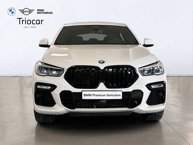 BMW X6 M50i color Blanco. Año 2020. 390KW(530CV). Gasolina. En concesionario Triocar Gijón (Bmw y Mini) de Asturias