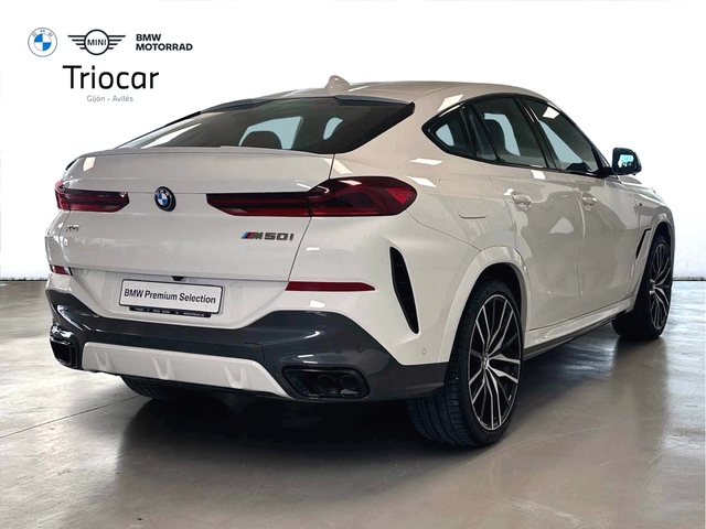 BMW X6 M50i color Blanco. Año 2020. 390KW(530CV). Gasolina. En concesionario Triocar Gijón (Bmw y Mini) de Asturias