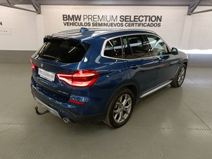 BMW X3 xDrive20d color Azul. Año 2024. 140KW(190CV). Diésel. En concesionario Autoberón de La Rioja