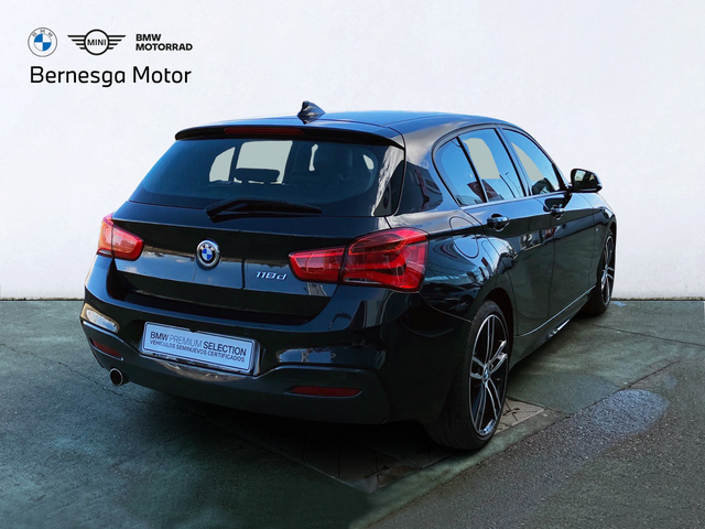 BMW Serie 1 118d color Negro. Año 2019. 110KW(150CV). Diésel. En concesionario Bernesga Motor León (Bmw y Mini) de León