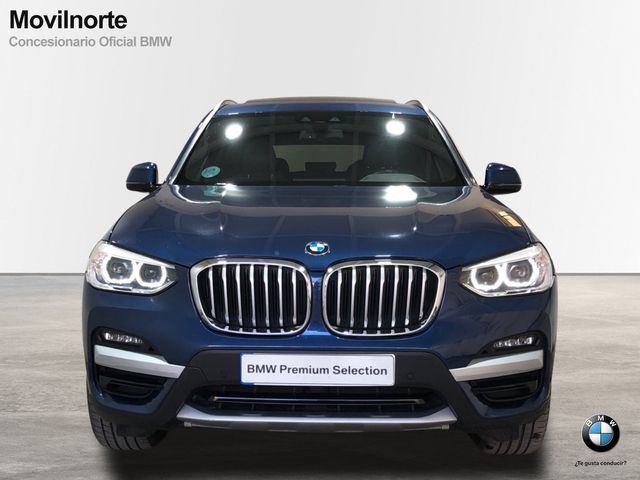 BMW X3 xDrive20d color Azul. Año 2020. 140KW(190CV). Diésel. En concesionario Movilnorte Las Rozas de Madrid