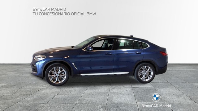 BMW X4 xDrive20d color Azul. Año 2020. 140KW(190CV). Diésel. En concesionario BYmyCAR Madrid - Alcalá de Madrid