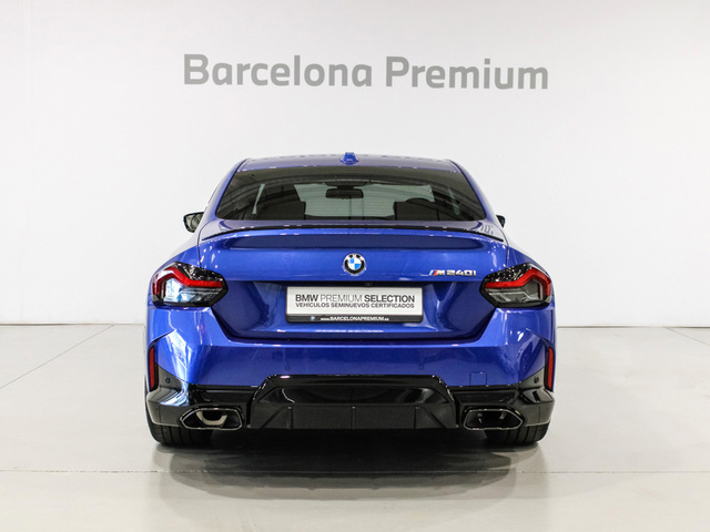 BMW Serie 2 M240i Coupe color Azul. Año 2023. 275KW(374CV). Gasolina. En concesionario Barcelona Premium -- GRAN VIA de Barcelona