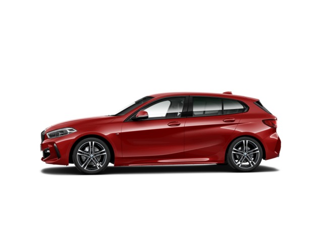 BMW Serie 1 120i color Rojo. Año 2023. 131KW(178CV). Gasolina. En concesionario Movilnorte El Carralero de Madrid