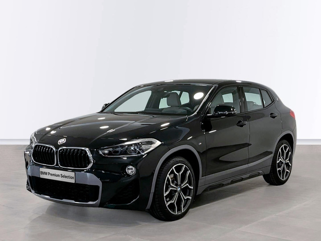 BMW X2 sDrive18d color Negro. Año 2020. 110KW(150CV). Diésel. En concesionario Engasa S.A. de Valencia