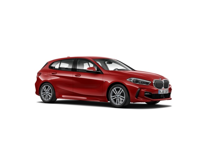 BMW Serie 1 118d color Rojo. Año 2021. 110KW(150CV). Diésel. En concesionario BYmyCAR Madrid - Alcalá de Madrid