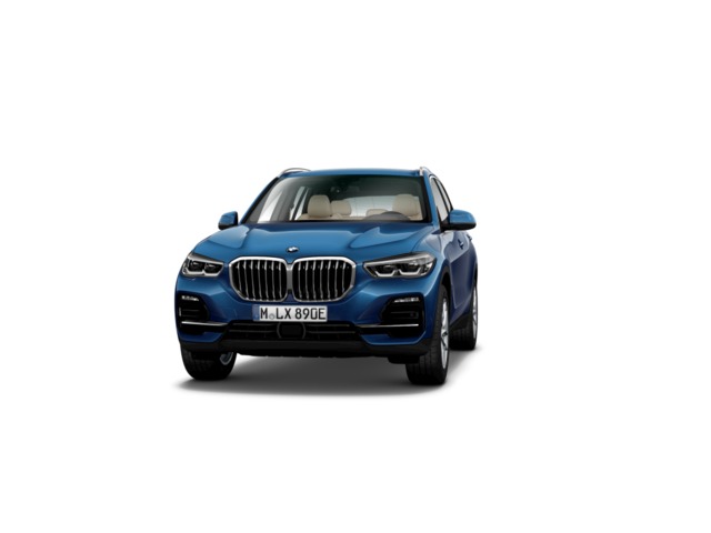 BMW X5 xDrive45e color Azul. Año 2021. 290KW(394CV). Híbrido Electro/Gasolina. En concesionario Movilnorte Las Rozas de Madrid