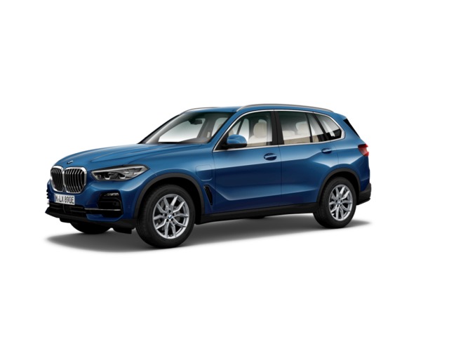 BMW X5 xDrive45e color Azul. Año 2021. 290KW(394CV). Híbrido Electro/Gasolina. En concesionario Movilnorte Las Rozas de Madrid