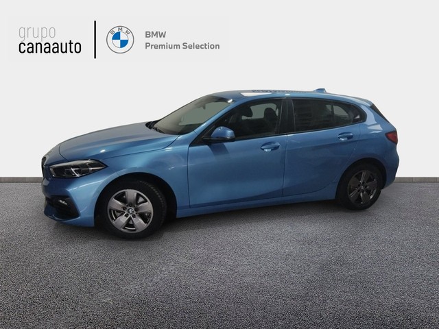 BMW Serie 1 118i color Azul. Año 2020. 103KW(140CV). Gasolina. En concesionario CANAAUTO - TACO de Sta. C. Tenerife