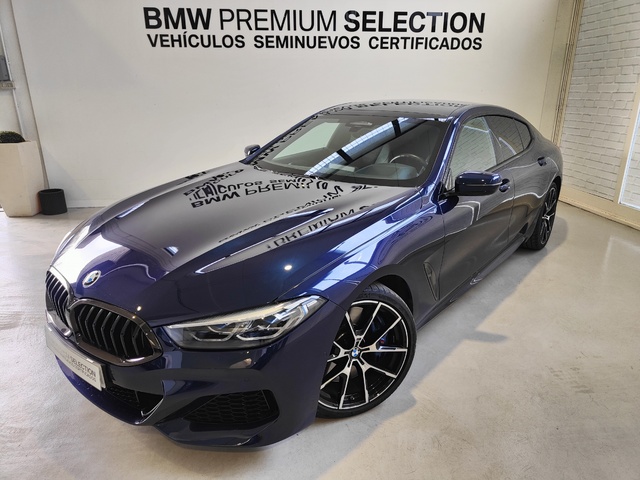 BMW Serie 8 840d Gran Coupe color Azul. Año 2020. 235KW(320CV). Diésel. En concesionario Lurauto - Gipuzkoa de Guipuzcoa
