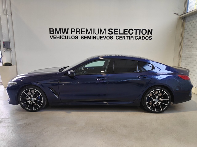 BMW Serie 8 840d Gran Coupe color Azul. Año 2020. 235KW(320CV). Diésel. En concesionario Lurauto - Gipuzkoa de Guipuzcoa