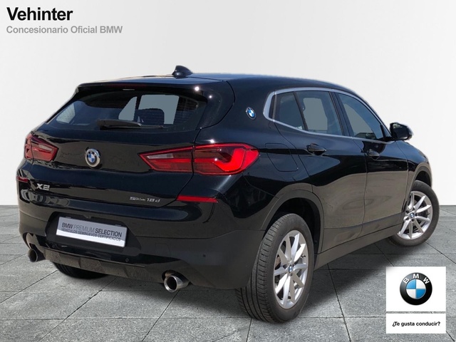 BMW X2 sDrive18d color Negro. Año 2018. 110KW(150CV). Diésel. En concesionario Vehinter Getafe de Madrid