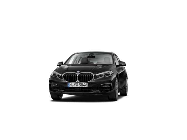 BMW Serie 1 116d color Negro. Año 2020. 85KW(116CV). Diésel. En concesionario Augusta Aragon S.A. de Zaragoza