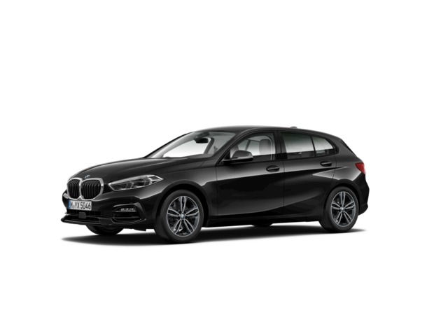 BMW Serie 1 116d color Negro. Año 2020. 85KW(116CV). Diésel. En concesionario Augusta Aragon S.A. de Zaragoza