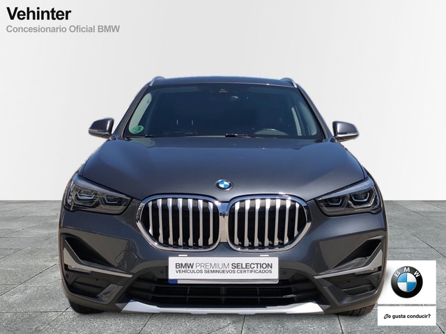 BMW X1 sDrive20d color Gris. Año 2019. 140KW(190CV). Diésel. En concesionario Vehinter Getafe de Madrid