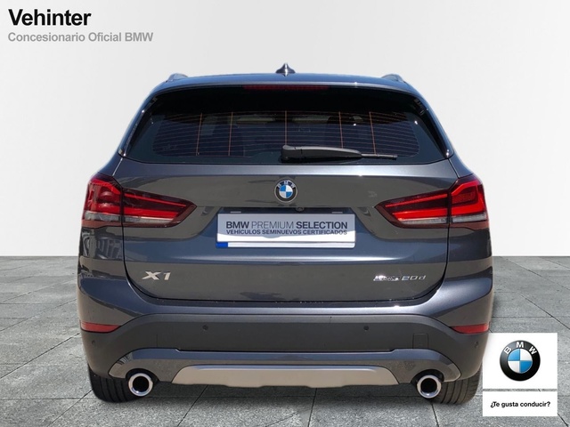 BMW X1 sDrive20d color Gris. Año 2019. 140KW(190CV). Diésel. En concesionario Vehinter Getafe de Madrid