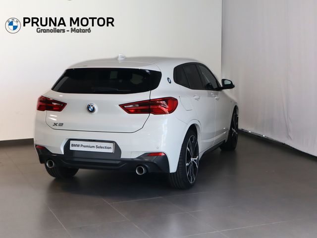 BMW X2 sDrive18d color Blanco. Año 2019. 110KW(150CV). Diésel. En concesionario Pruna Motor de Barcelona