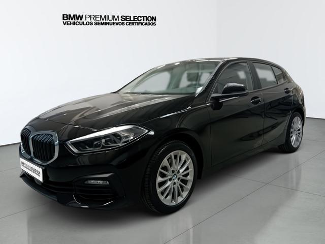 BMW Serie 1 118i color Negro. Año 2022. 103KW(140CV). Gasolina. En concesionario Automotor Premium Viso - Málaga de Málaga