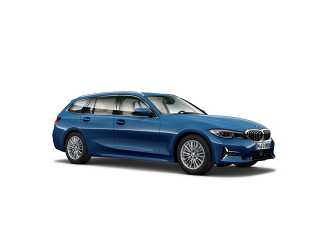 BMW Serie 3 320d Touring color Azul. Año 2021. 140KW(190CV). Diésel. En concesionario San Pablo Motor | Su Eminencia de Sevilla