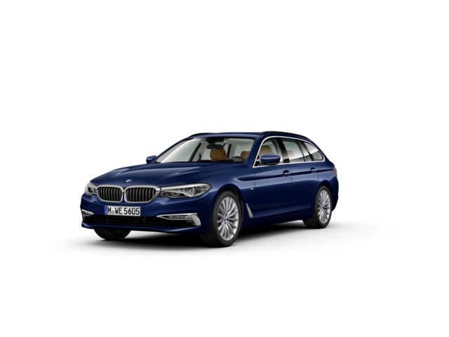 BMW Serie 5 520d Touring color Azul. Año 2017. 140KW(190CV). Diésel. En concesionario BYmyCAR Madrid - Alcalá de Madrid