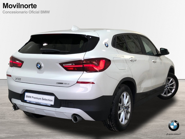 BMW X2 sDrive18d color Blanco. Año 2021. 110KW(150CV). Diésel. En concesionario Movilnorte Las Rozas de Madrid