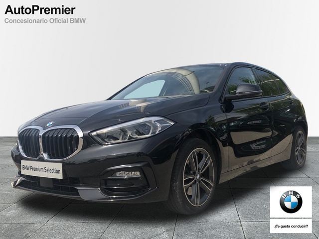 BMW Serie 1 116d color Negro. Año 2020. 85KW(116CV). Diésel. En concesionario Auto Premier, S.A. - MADRID de Madrid