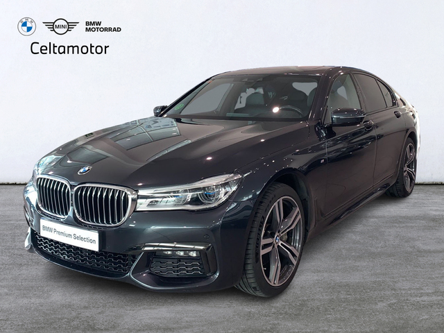 BMW Serie 7 730d color Gris. Año 2018. 195KW(265CV). Diésel. En concesionario Celtamotor Lalín de Pontevedra