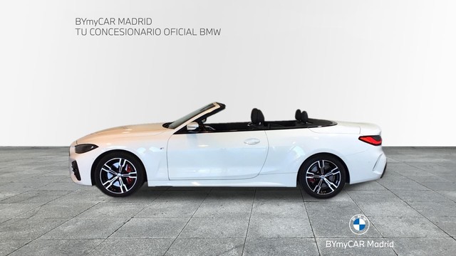 BMW Serie 4 430i Cabrio color Blanco. Año 2023. 190KW(258CV). Gasolina. En concesionario BYmyCAR Madrid - Alcalá de Madrid