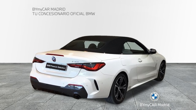 BMW Serie 4 430i Cabrio color Blanco. Año 2023. 190KW(258CV). Gasolina. En concesionario BYmyCAR Madrid - Alcalá de Madrid