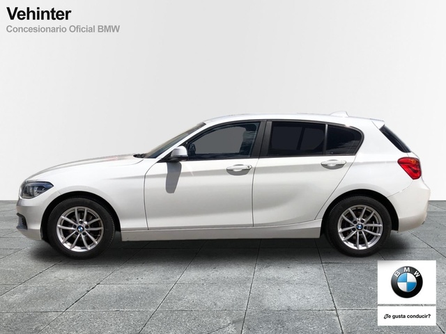 BMW Serie 1 116d color Blanco. Año 2018. 85KW(116CV). Diésel. En concesionario Vehinter Alcorcón de Madrid