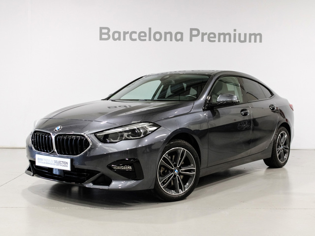 BMW Serie 2 218d Gran Coupe color Gris. Año 2021. 110KW(150CV). Diésel. En concesionario Barcelona Premium -- GRAN VIA de Barcelona