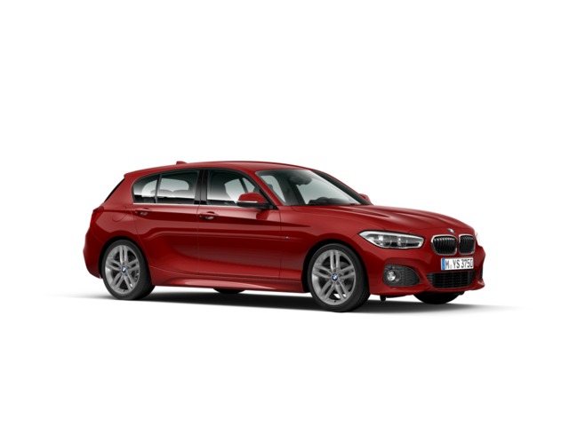 BMW Serie 1 118i color Rojo. Año 2019. 100KW(136CV). Gasolina. En concesionario ALBAMOCION CIUDAD REAL  de Ciudad Real