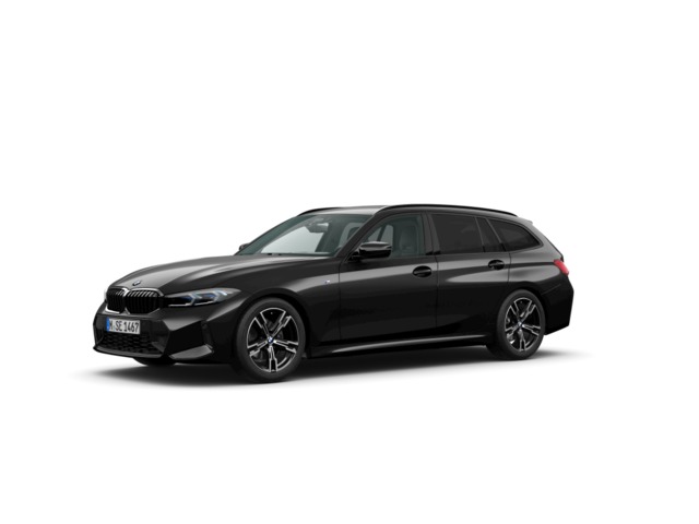 BMW Serie 3 320d Touring color Negro. Año 2023. 140KW(190CV). Diésel. En concesionario Movilnorte El Plantio de Madrid