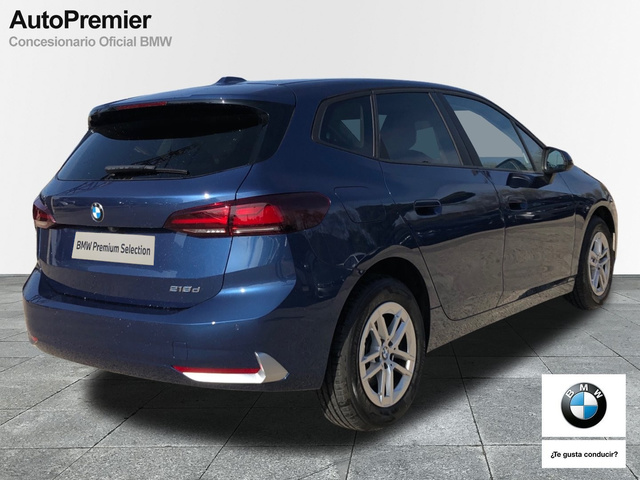 BMW Serie 2 218d Active Tourer color Azul. Año 2023. 110KW(150CV). Diésel. En concesionario Auto Premier, S.A. - MADRID de Madrid