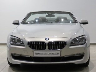 Fotos de BMW Serie 6 640i Cabrio color Gris Plata. Año 2015. 235KW(320CV). Gasolina. En concesionario GANDIA Automoviles Fersan, S.A. de Valencia