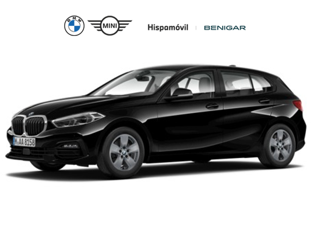 BMW Serie 1 118d color Negro. Año 2020. 110KW(150CV). Diésel. En concesionario Hispamovil Elche de Alicante