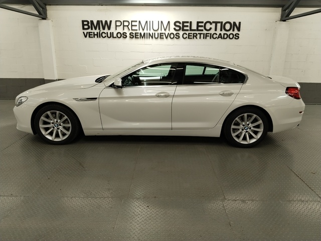 BMW Serie 6 640d Gran Coupe color Blanco. Año 2013. 230KW(313CV). Diésel. En concesionario Autoberón de La Rioja