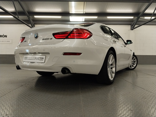 BMW Serie 6 640d Gran Coupe color Blanco. Año 2013. 230KW(313CV). Diésel. En concesionario Autoberón de La Rioja