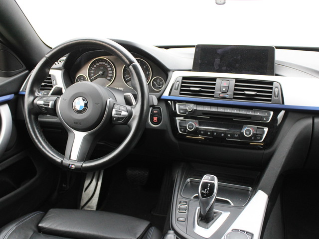BMW Serie 4 430d Gran Coupe color Negro. Año 2017. 190KW(258CV). Diésel. En concesionario Augusta Aragon S.A. de Zaragoza