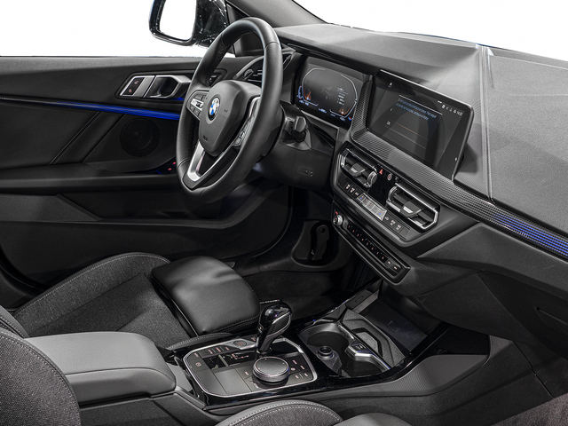 BMW Serie 2 218i Gran Coupe color Azul. Año 2022. 103KW(140CV). Gasolina. En concesionario Caetano Cuzco, Alcalá de Madrid