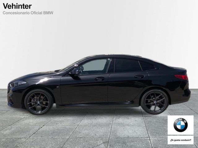 BMW Serie 2 218i Gran Coupe color Negro. Año 2022. 103KW(140CV). Gasolina. En concesionario Vehinter Getafe de Madrid