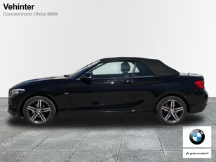 Fotos de BMW Serie 2 218d Cabrio color Negro. Año 2018. 110KW(150CV). Diésel. En concesionario Momentum S.A. de Madrid